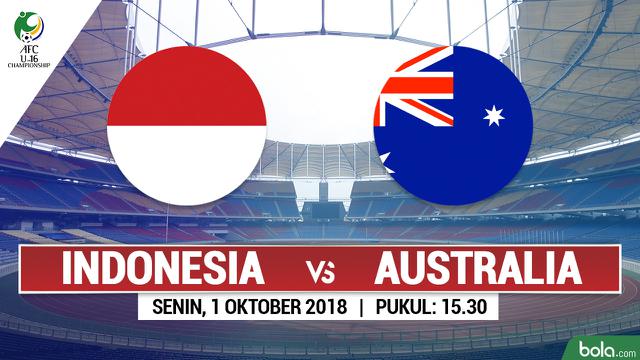 Indonesia australia jadwal vs Jadwal Timnas