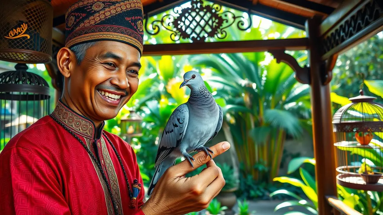 ciri ciri burung perkutut jantan