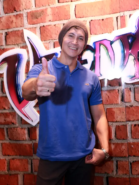 Marcellino membentuk tubuhnya selama 50 hari demi memerankan karakternya sebagai Volt di film produksi Skylar Pictures ini. (Wimbarsana/Bintang.com)