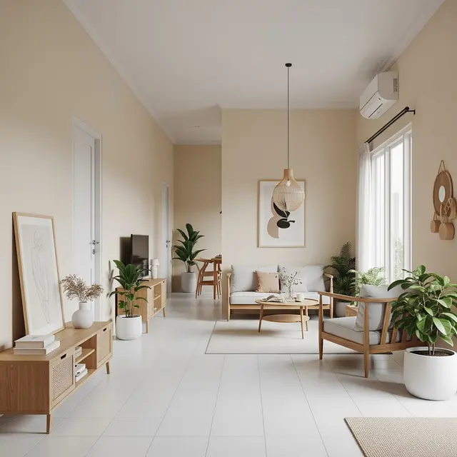 9 Warna Cat Rumah yang Cocok untuk Lantai Putih, Bikin Hunian Elegan dan Luas