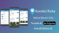 Tampilan aplikasi Kondisi Kota