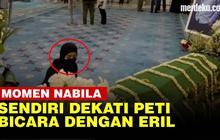 VIDEO: Nabila Ishma Pacar Eril Berlutut Dekat Peti, Tangis Pecah Lepas Kekasih