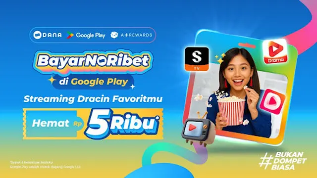 Bayar No Ribet pakai DANA di Google Play