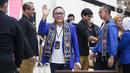Ketua Umum Partai Amanat Nasional (PAN) Zulkifli Hasan berjalan memasuki ruangan saat akan melakukan Pendaftaran Partai Politik Calon Peserta Pemilu tahun 2024 di Kantor KPU, Jakarta,  Rabu (10/8/2022). KPU menerima berkas dari 4 partai politik yang mendaftar sebagai calon peserta Pemilu 2024 di hari kesepuluh pendaftaran. (Liputan6.com/Faizal Fanani)