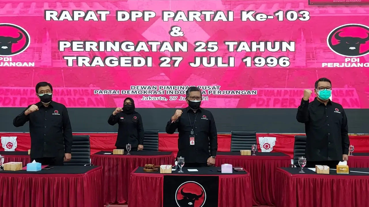 PDIP Peringati 25 Tahun Tragedi 27 Juli 1996 atau Kudatuli.