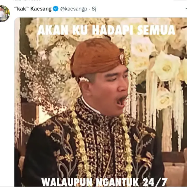 8 Cuitan Nyeleneh Kaesang Setelah Menikah, Sempat Kirim Tweet saat Kirab