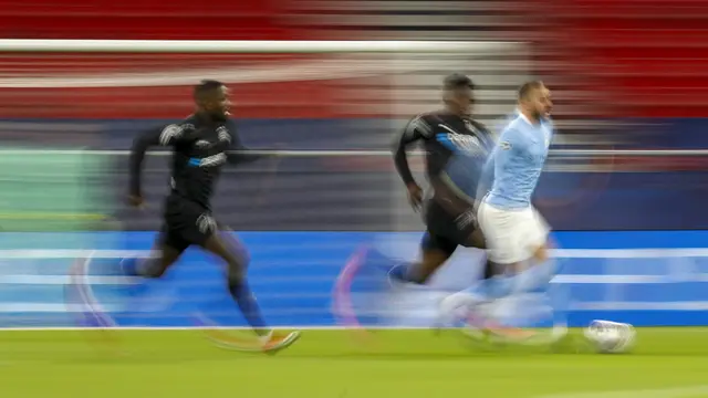 Liga Champions  Manchester City VS Borussia Monchengladbach