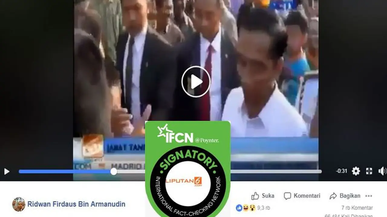 [Cek Fakta] Video Jokowi Bagi-Bagi Uang