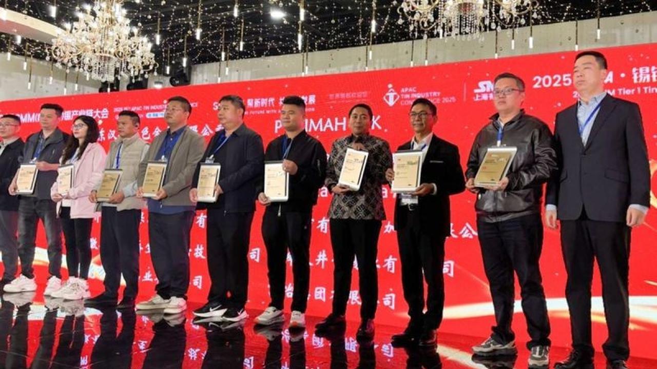 Satu-satunya dari Indonesia, PT Timah Raih Penghargaan 'Tier 1 Tin Ingot Smelting' di Kancah Global