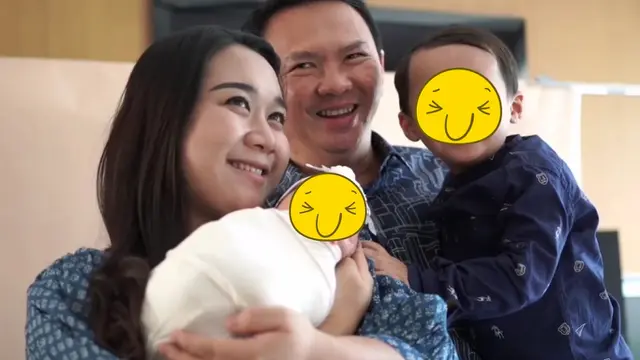 6 Pemotretan Terbaru Keluarga Ahok dan Puput Nastiti, Kedua Anaknya Bikin Gemas