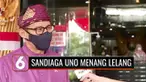 Lawan Covid-19, musikus legendaris, Iwan Fals melelang lukisannya. Usai ditawarkan secara terbuka melalui SCTV, ternyata pemenangnya adalah Menteri Pariwisata dan Ekonomi Kreatif, Sandiaga Uno.