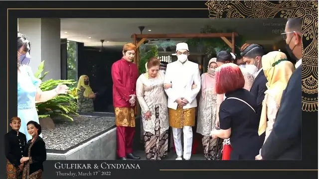 7 Momen Akad Nikah Cyndyana Lorens Adik Kriss Hatta, Kental Nuansa Adat Jawa