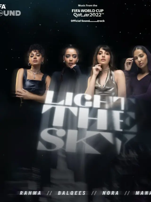 Light The Sky - Soundtrack Piala Dunia Qatar 2022. Capture: @LaRed