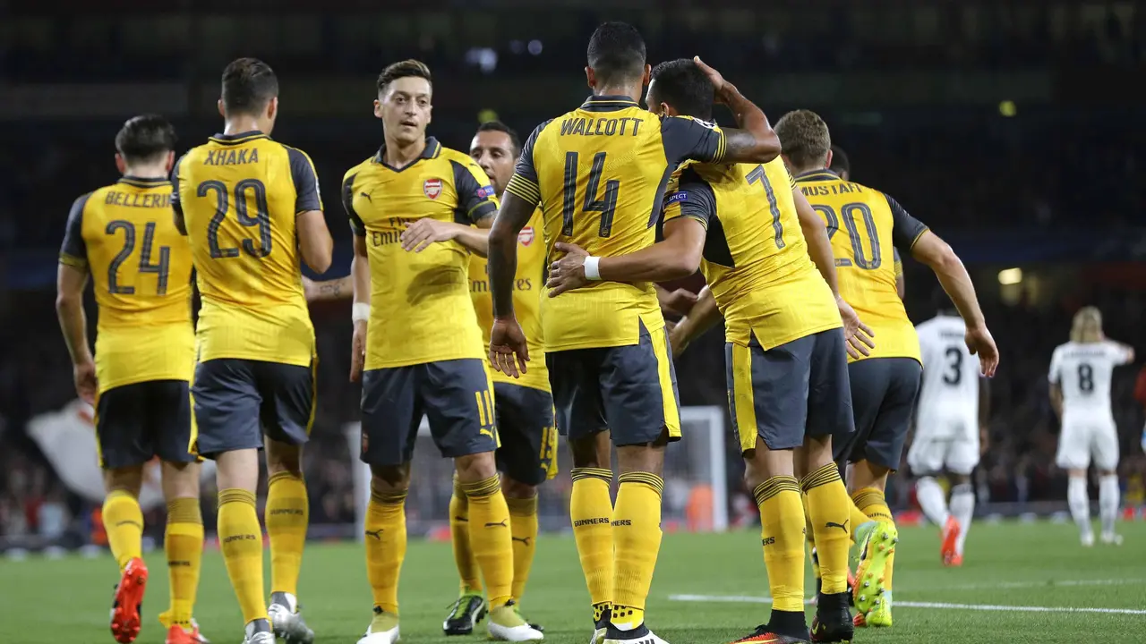 Menang atas FC Basel, Arsenal Puncaki Klasemen Grup A Liga Champions