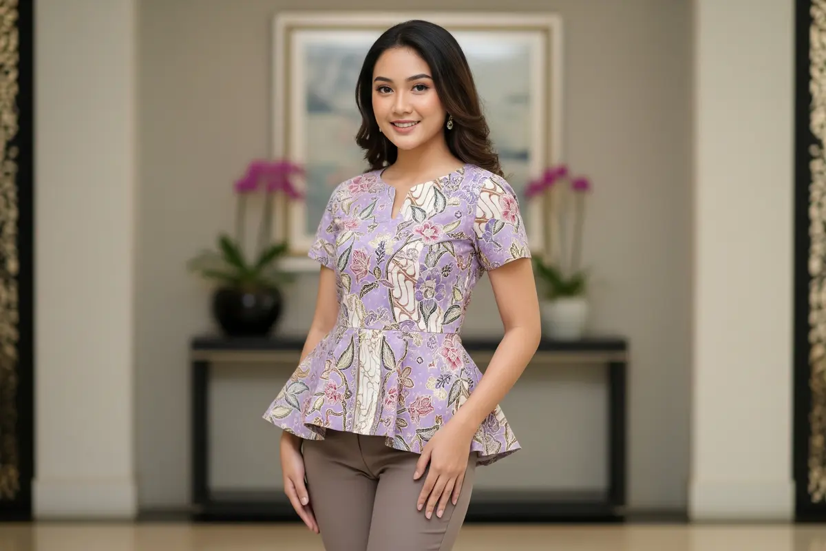 8 Model Atasan Batik Remaja yang Stylish, Kekinian dan Cocok untuk Segala Acara