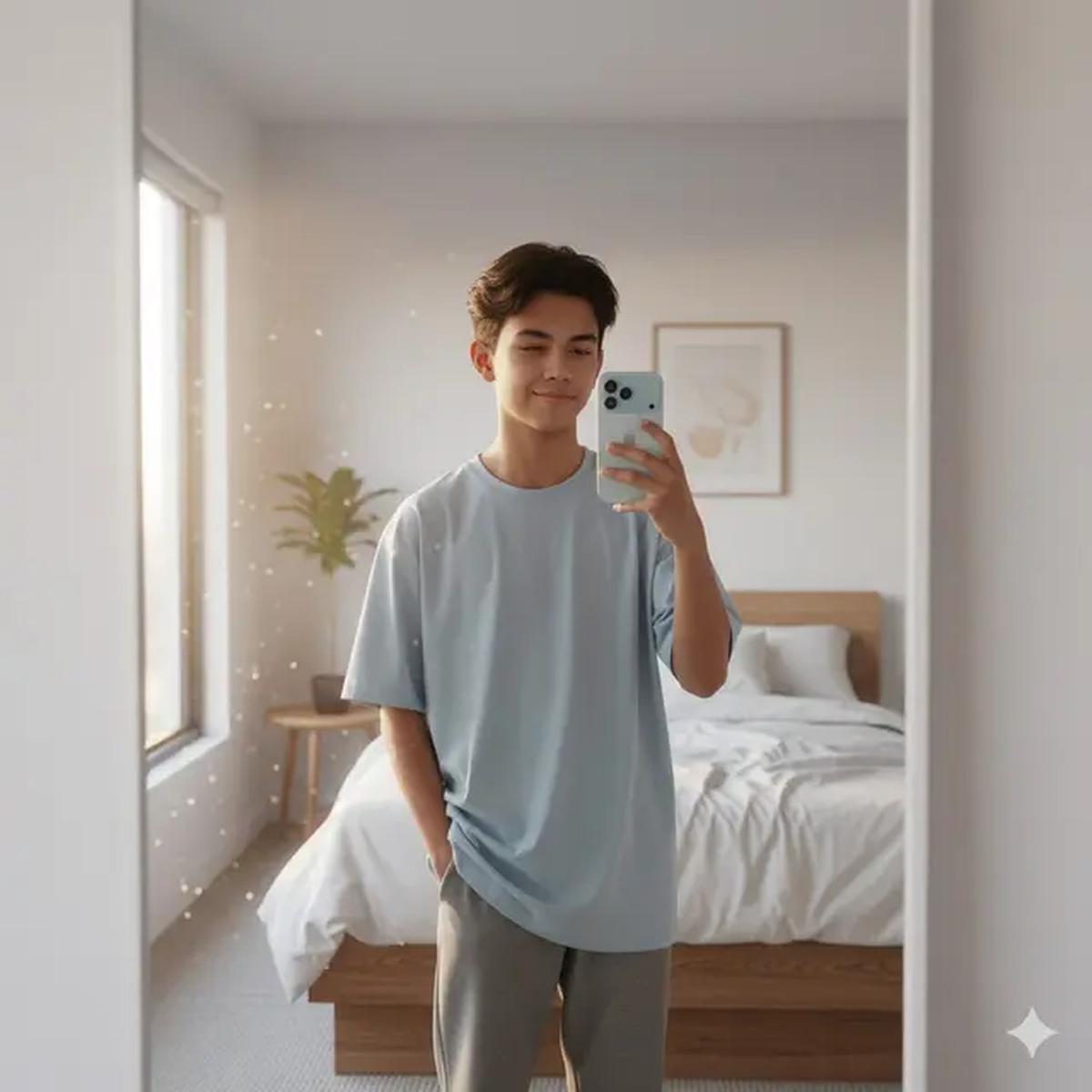 Kumpulan Prompt Gemini AI Mirror Selfie Pakai iPhone 17/Gemini AI