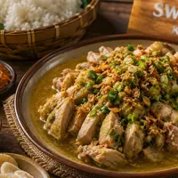 Swike Ayam Khas Pati. (AI Generated)