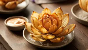Resep Blooming Onion Crispy yang Mekar Sempurna