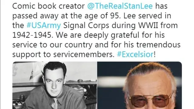 Stan Lee (Foto: Twitter)