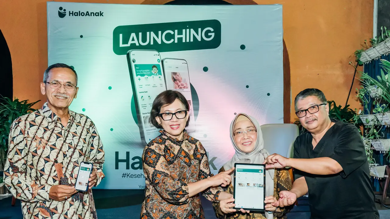 PT Husada Delapan Dua meluncurkan HaloAnak, aplikasi berbasis Android dan iOS yang secara khusus melayani kesehatan dan imunisasi anak. (Liputan6.com)