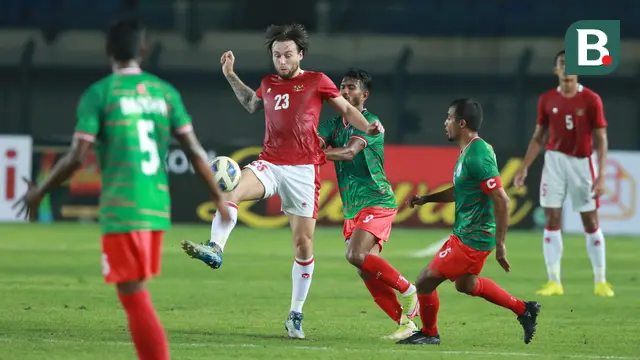 Foto: 3 Penampil Terbaik Timnas Indonesia saat Ditahan Imbang Bangladesh dengan Skor Kacamata