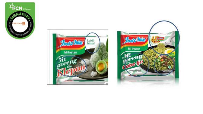 Cek fakta Indomie klepon 2