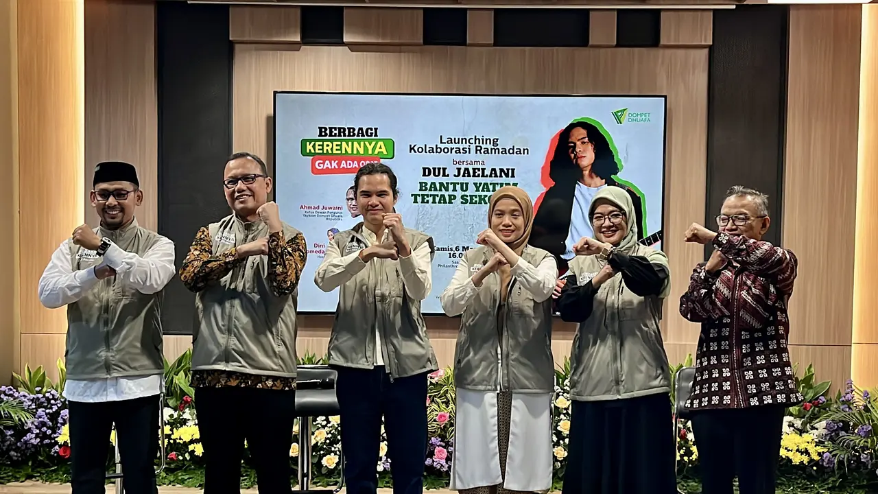 Dompet Dhuafa secara resmi meluncurkan program kolaborasi Ramadhan 1446 H bersama musisi Dul Jaelani.