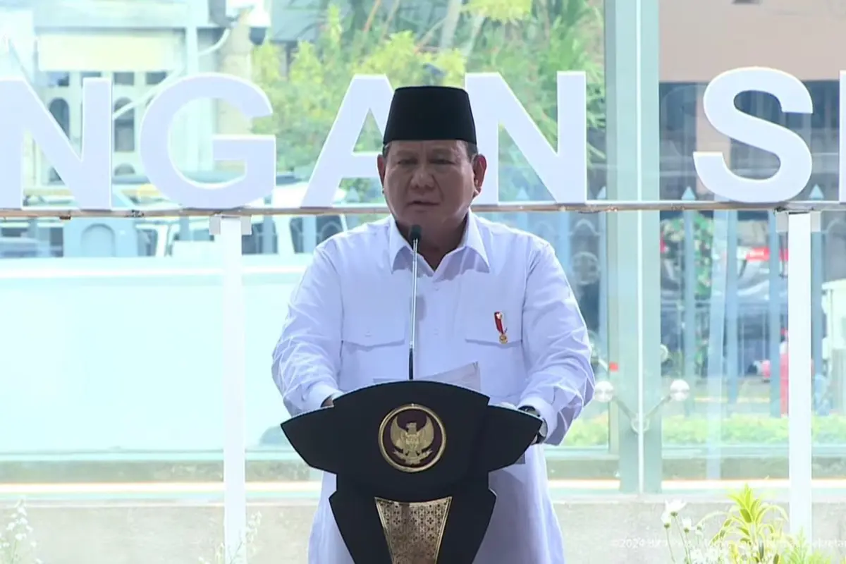 Presiden Prabowo Subianto meresmikan Terowongan Silaturahmi Masjid Istiqlal-Gereja Katedral Jakarta Pusat, Kamis (12/12/2024).