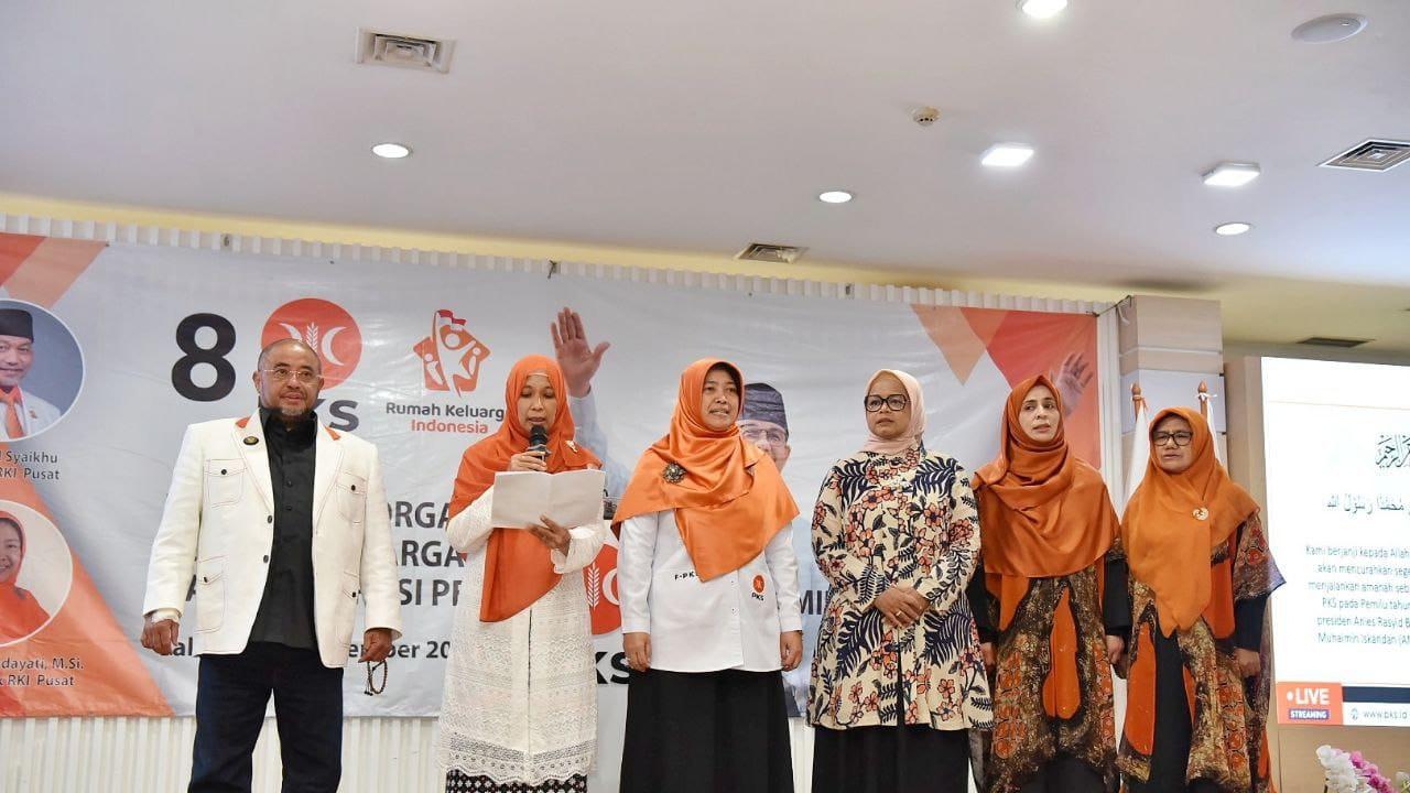 Partai Keadilan Sejahtera (PKS) meresmikan Rumah Keluarga Indonesia (RKI) sebagai Organisasi Sayap (Orsap) PKS pada Kamis, (16/11/2023).