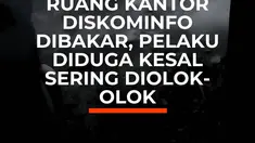 Ruang rapat di lantai tiga Kantor Diskominfo Kutai Kartanegara, Kalimantan Timur, terbakar. Seorang pegawai honorer diamankan karena diduga menjadi pelaku. Polisi masih menyelidiki motif pembakaran yang diduga dipicu rasa kesal karena kerap menjadi bahan olokan rekan kerja.
