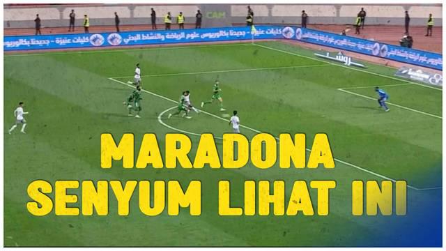 Gol indah dicetak oleh Bernhard Mensah di Liga Arab Saudi, saat Al Tai hadapi Al Ahli, Sabtu (24/5/24)