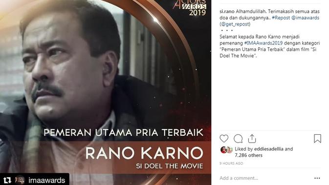 Rano Karno (Foto: Instagram)