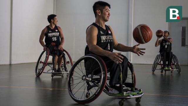 Latihan Basket Kursi Roda