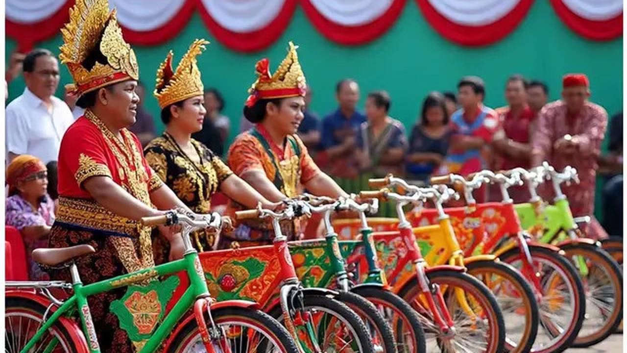 Sepeda Biasa Jadi Meriah, Begini Trik Hias Sepeda untuk Meriahkan 17 Agustus 1945 HUT RI ke-80
