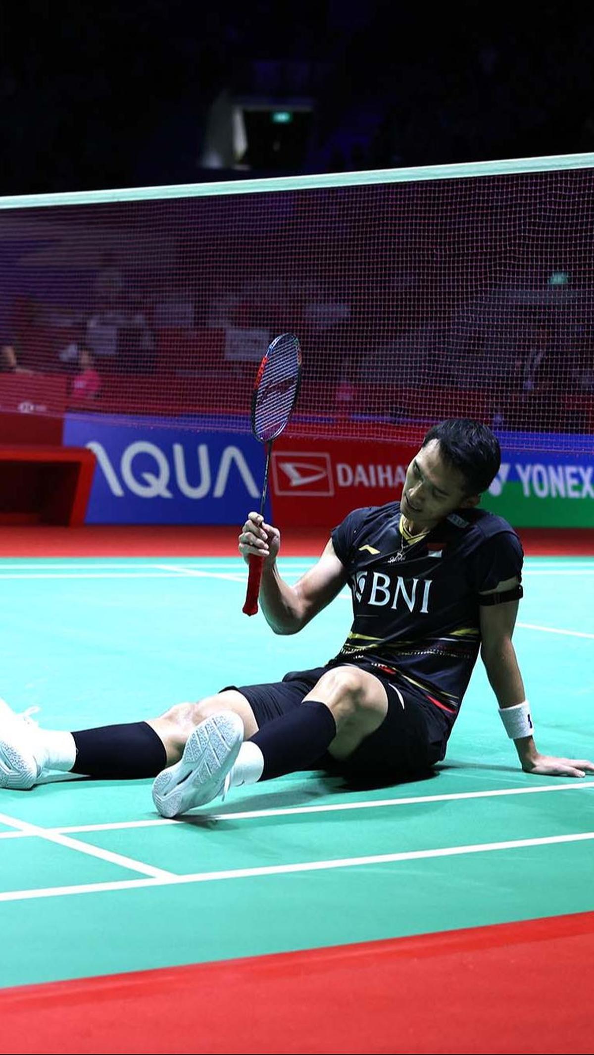 Jojo takluk melalui rubber game dengan skor 21-19, 19-21, dan 19-21.&nbsp;Foto: Bola.com/M Iqbal Ichsan