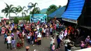 Wisatawan lokal memadati objek wisata Baturraden, Purbalingga, Jawa Tengah, (31/7/2014). (Liputan6.com/Andrian M Tunay)