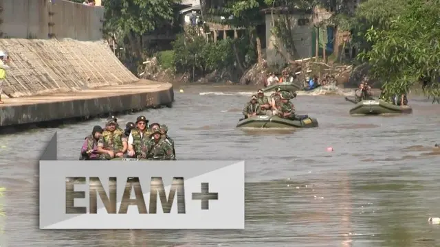 ENAM PLUS: Ahok Menyusuri Sungai Ciliwung Cek Perkembangan Normalisasi