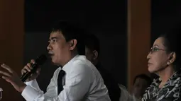 Ketua tim advokasi nasional, Ahmad Rifai mengatakan akan mengawal proses persidangan PHPU di MK agar berjalan semestinya tanpa intervensi siapapun. (Liputan6.com/Johan Tallo)