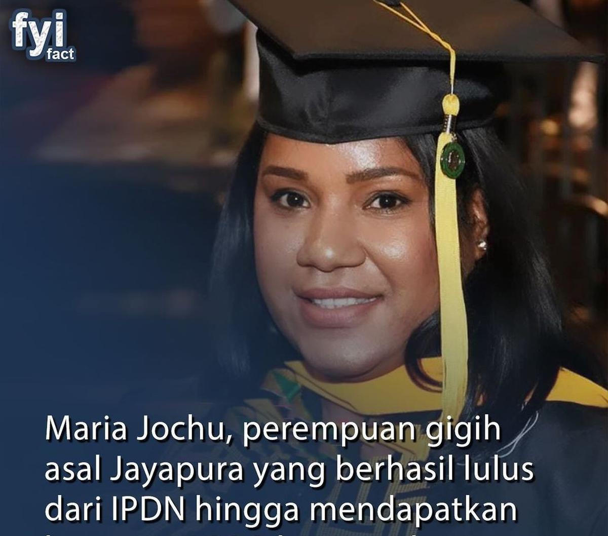 Pada tahun 2018, Maria berhasil menyelesaikan pendidikannya meski sempat merasakan lika-liku berbagai rintangan. Ia lantas memperoleh gelar Master program Human Resources Management and Services.  <br>