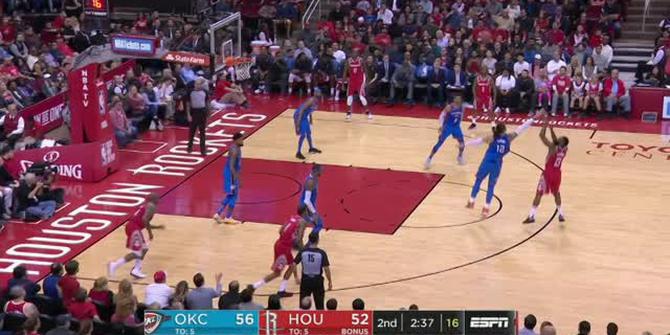 VIDEO : Cuplikan Pertandingan NBA, Thunder 108 vs Rockets 102