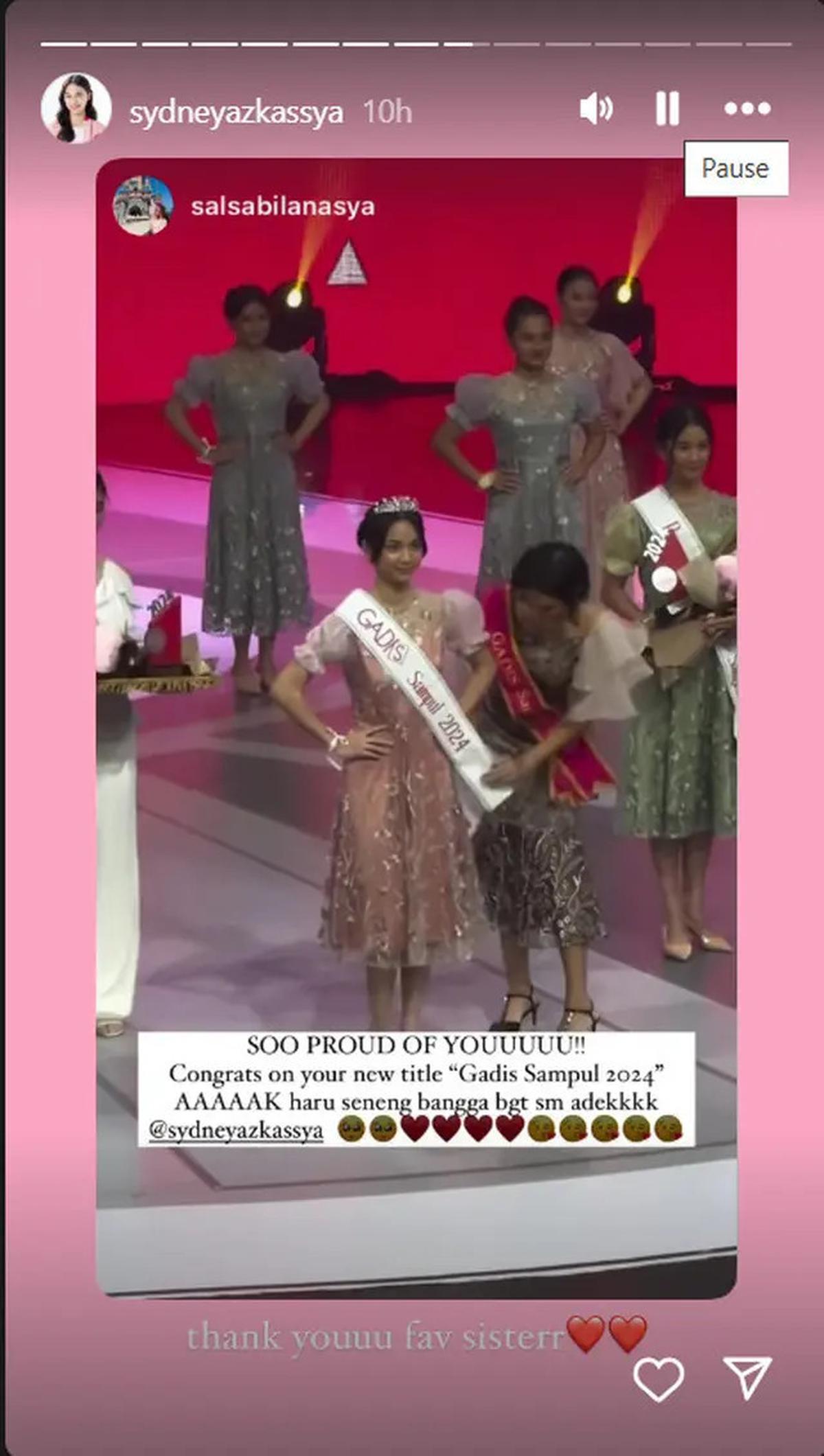 6 Potret Sydney Anak Cut Tari Menang GADIS Sampul 2024, Teruskan Prestasi Sang Ibu