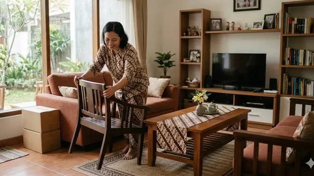 Ide Mini Reset Rumah Setelah Lebaran (Foto: Gemini AI)
