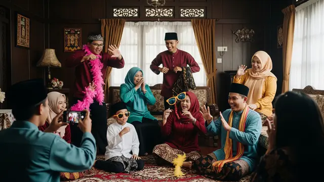 Aktivitas Seru Lebaran Bersama Saudara Jauh