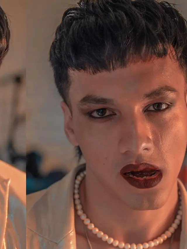 6 Gaya Pemotretan Jefri Nichol dengan Makeup Tebal, Tampil Nyentrik