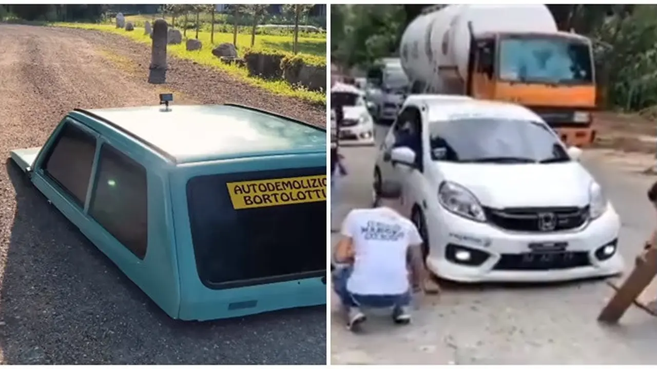 6 Potret Modifikasi Mobil Ceper Nyeleneh Ini Bikin Geleng Kepala