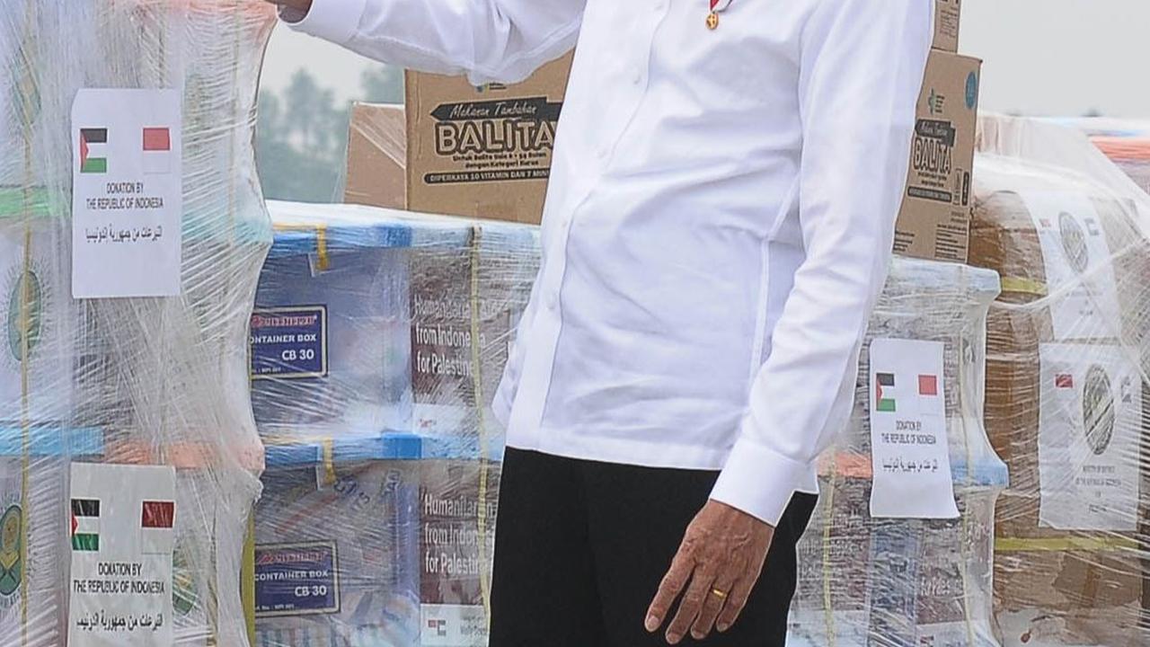 FOTO: Penampakan 51,5 Ton Bantuan Kemanusiaan RI untuk Palestina, Diangkut Pakai Tiga Pesawat