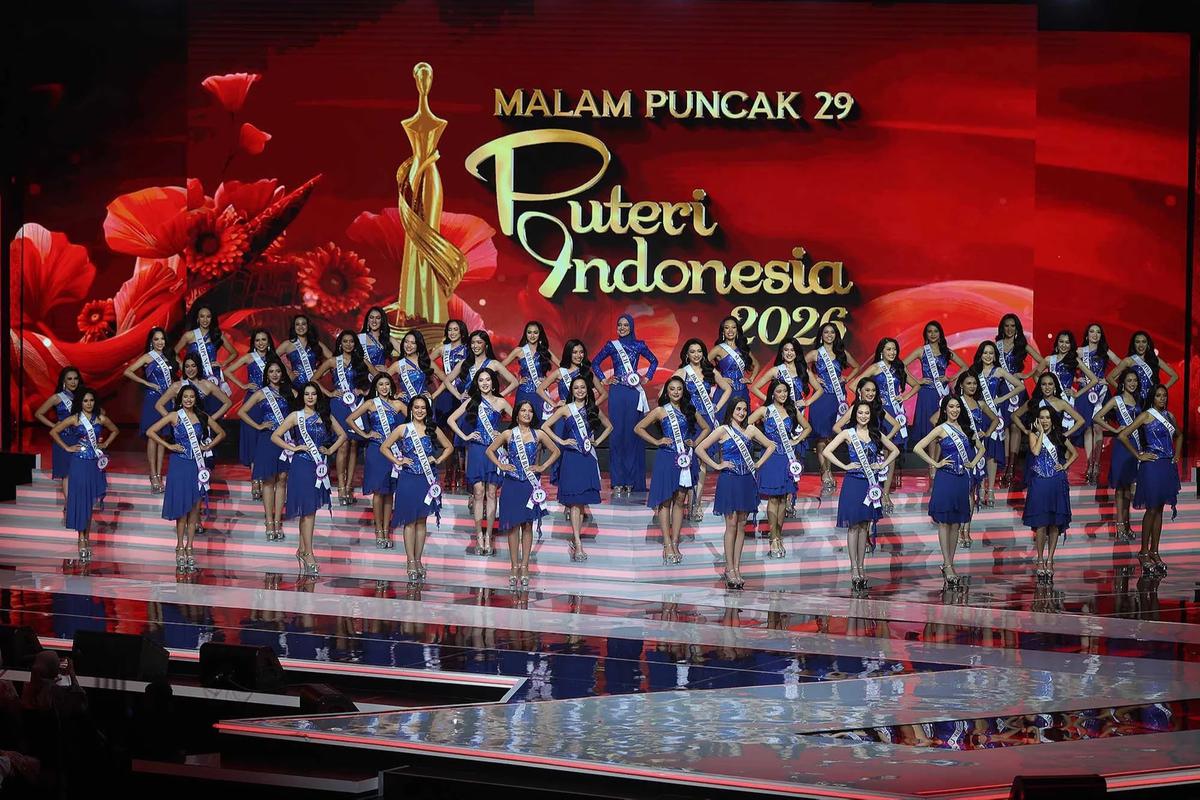FOTO: Agnes Aditya Rahajeng asal Banten Dinobatkan sebagai Puteri Indonesia 2026