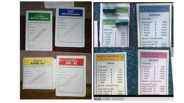 Meme Surat Suara (Sumber:1cak)