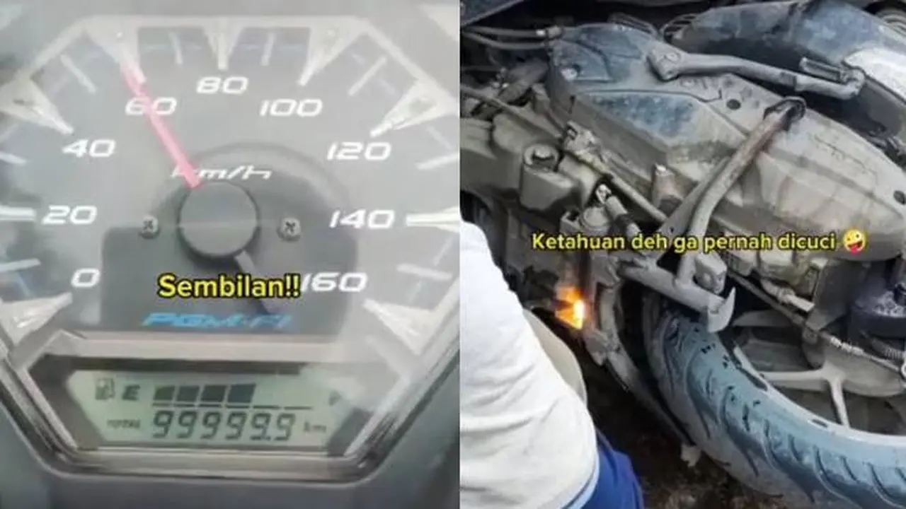 Viral Video Odometer Mentok, Penampakan Motor Netizen Ini Bikin Elus Dada