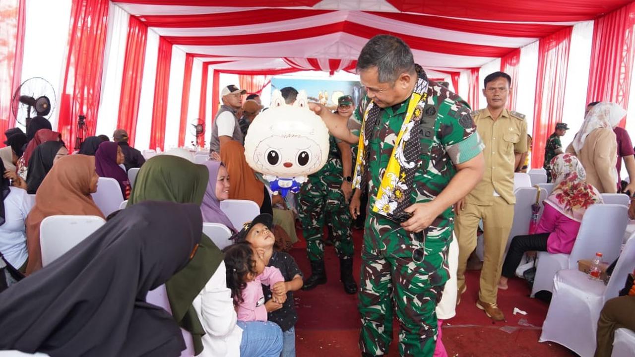 Kasad dan Wamentan Resmikan Sarana Pengairan Ribuan Hektare Sawah di Sukabumi